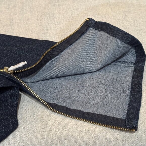 G by Giuliana Rancic Skinny Cotton Blend Denim Jeans, Ankle Zip, Indigo Blue, 10 - Picture 9 of 12